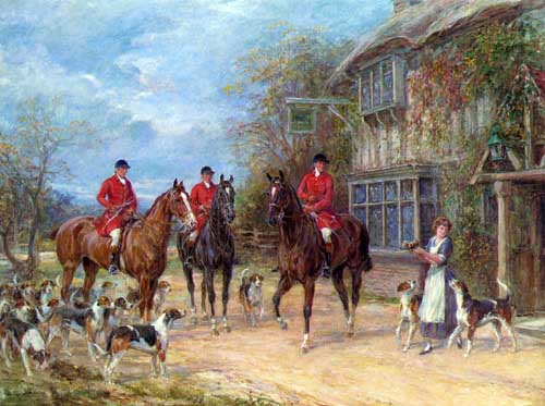 Painting Code#1027-Hardy, Heywood(UK): A Halt at the Inn