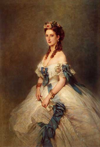 Painting Code#1091-Winterhalter, Franz Xavier: Alexandra Princess of Wales
