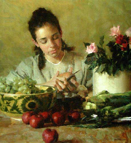 Painting Code#11753-Weistling, Morgan: Kitchen Duty