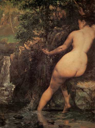 Painting Code#12227-Courbet, Gustave(France): The Source