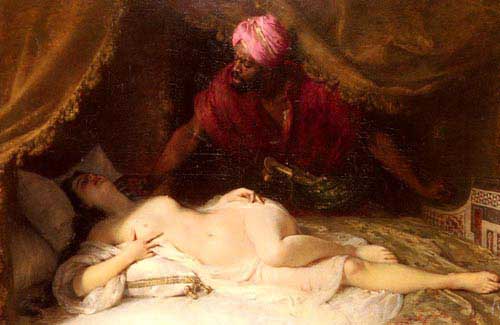 Painting Code#12310-Weisz Adolphe: Othello And Desdemona
