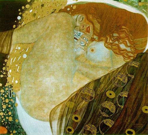 Painting Code#12321-Klimt, Gustav(Austria): Danae