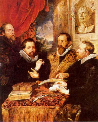 Painting Code#1233-Rubens, Peter Paul: The Four Philosophers