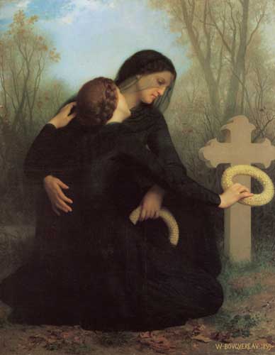 Painting Code#12570-Bouguereau, William - The Day of the Dead