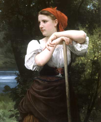 Painting Code#12577-Bouguereau, William - The Haymaker