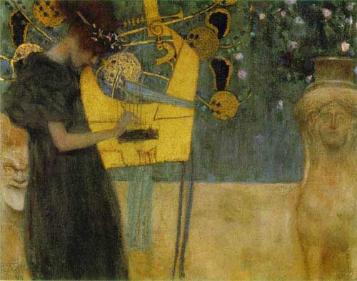 Painting Code#12621-Klimt, Gustav(Austria) - Music I