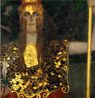 Painting Code#12622-Klimt, Gustav(Austria) - Pallas Athene