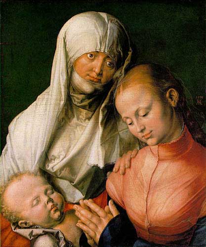 Painting Code#1296-Durer, Albrecht: Saint Anne with the Virgin and Child