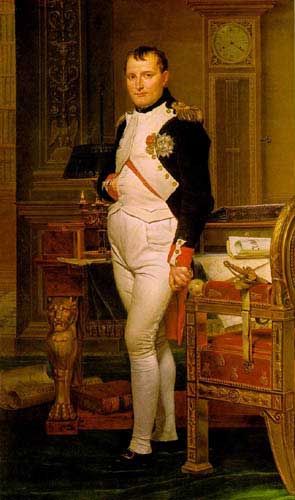 Painting Code#1306-David, Jacques-Louis: Napoleon in His Study