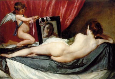 Painting Code#1327-Velazquez, Diego: Venus at Her Mirror