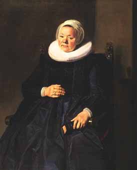 Painting Code#1354-Hals, Frans: Portrait of a Woman