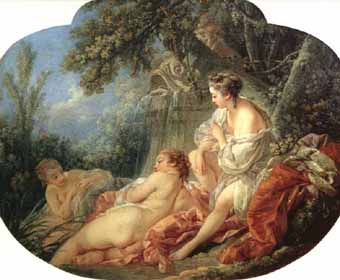 Painting Code#1363-Boucher, Francois (France): The Four Seasons-Summer