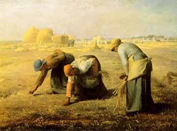 Painting Code#15015-Millet, Jean-Francois: Gleaners