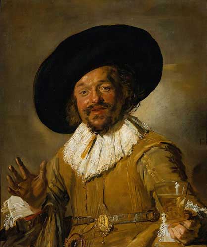 Painting Code#15165-Hals, Frans - The Merry Drinker