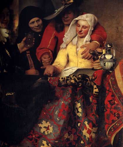 Painting Code#15172-Vermeer, Jan - The Procuress