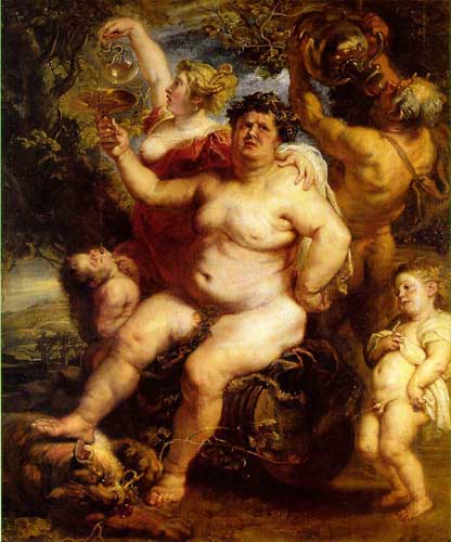 Painting Code#15191-Rubens, Peter Paul - Bacchus