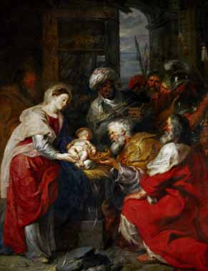 Painting Code#15214-Rubens, Peter Paul - Adoration of the Magi
