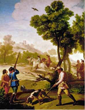 Painting Code#15294-Goya, Francisco - Hunting