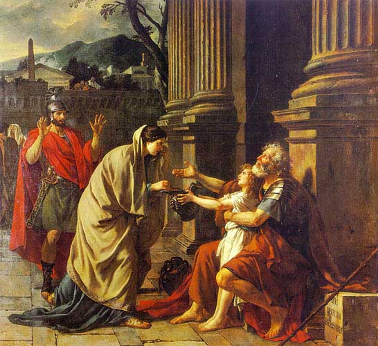 Painting Code#15420-David, Jacques-Louis - Belisarius