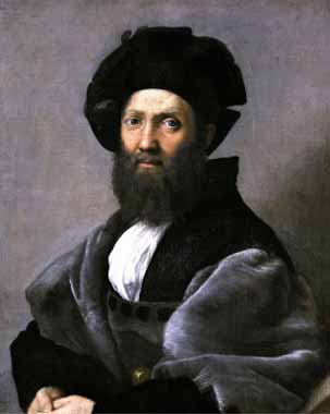Painting Code#15444-Raphael - Count Baldassare Castiglione