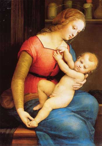 Painting Code#15451-Raphael - Orleans Madonna
