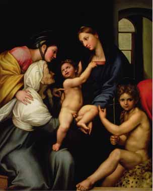 Painting Code#15457-Raphael - The Holy Family
