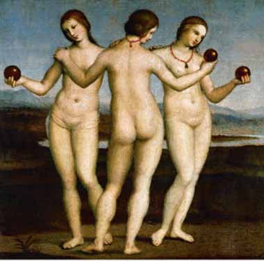 Painting Code#15458-Raphael - The Three Graces