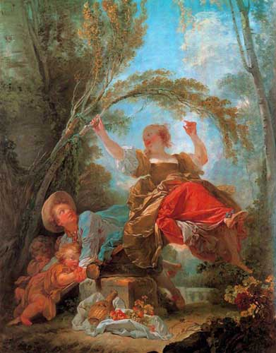 Painting Code#15477-Fragonard, Jean Honore - The See-Saw