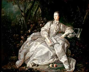 Painting Code#15506-Boucher, Francois - Madame De Pompadour 