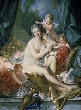 Painting Code#15524-Boucher, Francois - Toilette of Venus