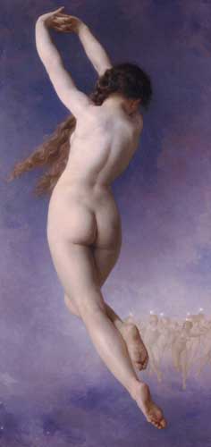 Painting Code#1633-Bouguereau, William(France): The Lost Pleiad