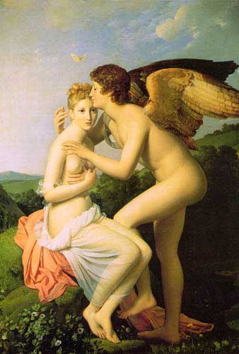 Painting Code#1651-Gerard Francois(France): Cupid And Psyche