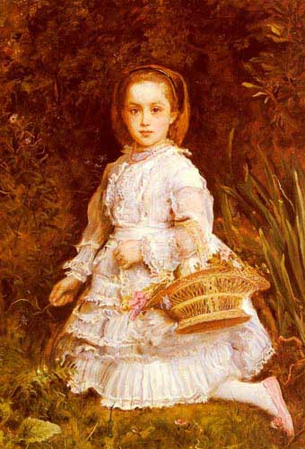 Painting Code#1791-Millais, John Everett(England): Portrait Of Gracia Lees