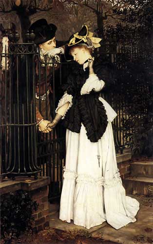 Painting Code#1832-Tissot, James Jacques Joseph(France): The Farewell