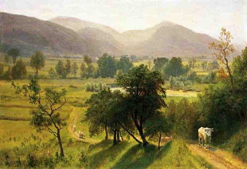 Painting Code#20254-Bierstadt, Albert - Conway Valley, New Hampshire