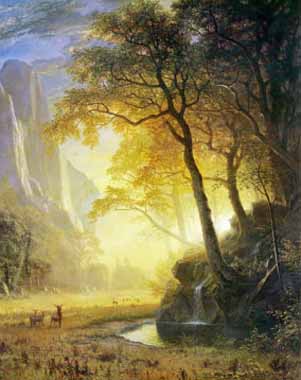 Painting Code#20261-Bierstadt, Albert - Hetch Hetchy Canyon