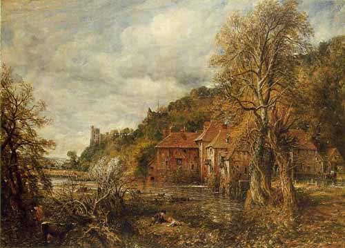 Painting Code#2123-Constable, John: Arundel Mill and Castle