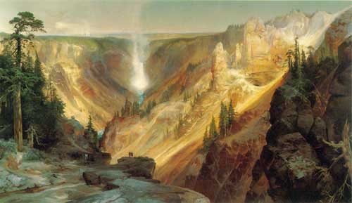 Painting Code#2422-Moran, Thomas(USA): Grand Canyon of the Yellowstone