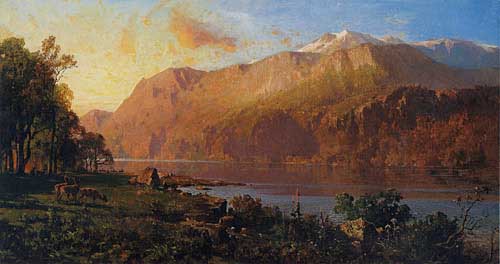 Painting Code#2443-Hill, Thomas(USA): Emerald Lake Near Tahoe