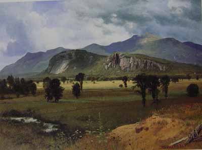 Painting Code#2471-Bierstadt, Albert(USA): Moat Mountain, Intervale, New Hampshire