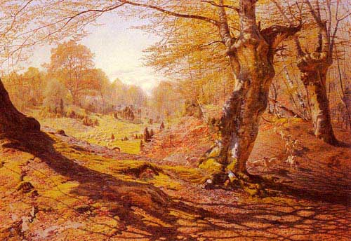Painting Code#2690-MacCallum, Andrew(USA): Seasons In The Wood - Spring, The Outskirts Of Burham Wood