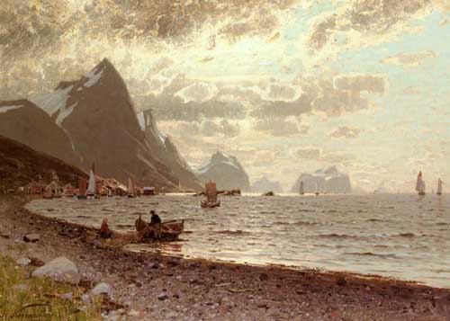 Painting Code#2731-Normann, Adelsteen(Norway): The Norwegian Fjord
