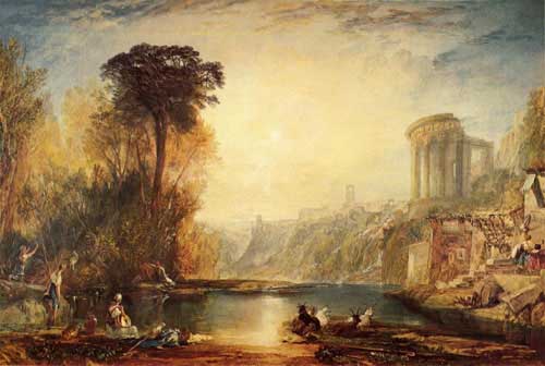 Painting Code#2737-Turner, John Mallord William - Composition of Tivoli