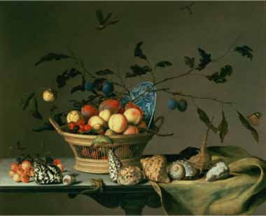 Painting Code#3018-Balthasar Ast - Fruit Still Life