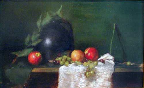 Painting Code#3035-Fruit and Black Pot