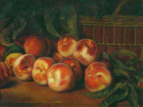 Painting Code#3043-Lemuel E. Wilmarth: Peaches