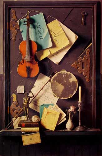 Painting Code#3547-Steven J. Levin, The Gypsy Mandolin