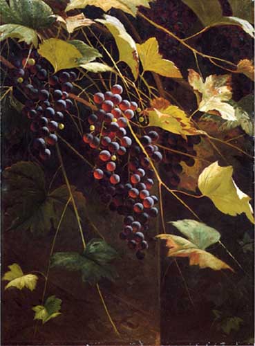 Painting Code#3677-Andrew J. H. Way - Wild Grapes