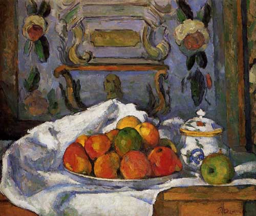 Painting Code#3712-Cezanne, Paul - Dish of Apples