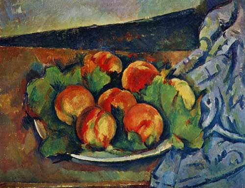 Painting Code#3713-Cezanne, Paul - Dish of Peaches